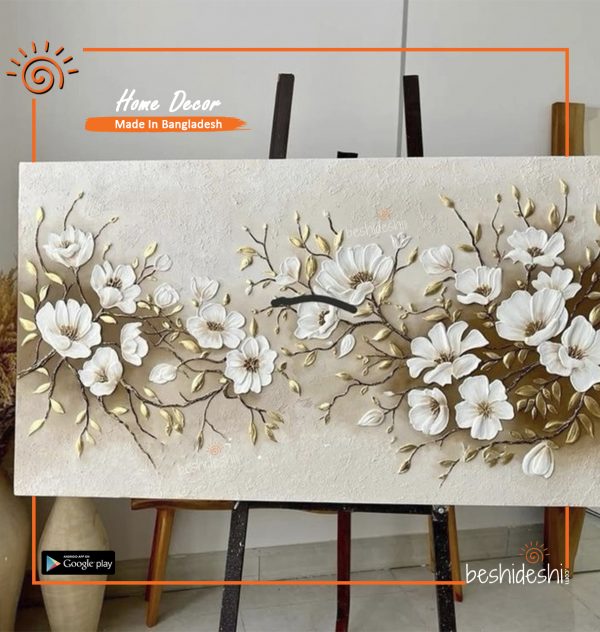 Flower Texture Art Canvas