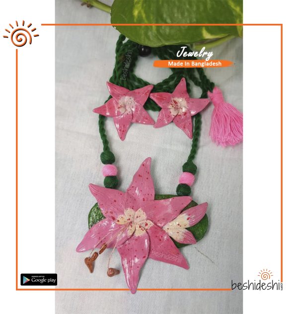 Handmade Clay Jewelry Set