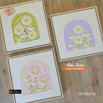 Flower Texture Art Canvas with Frame