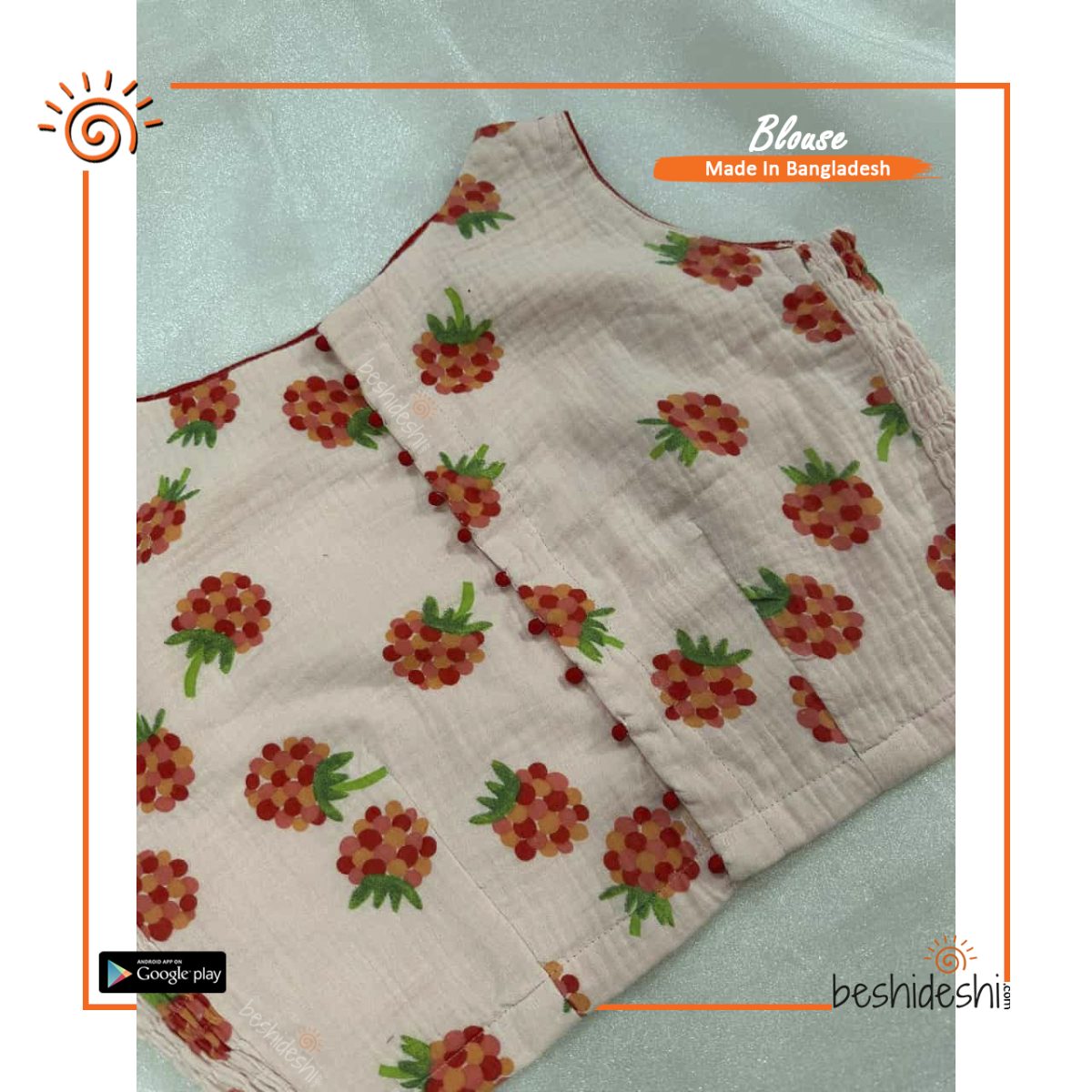 Printed Sleeveless Stitched Blouse (S to XL)