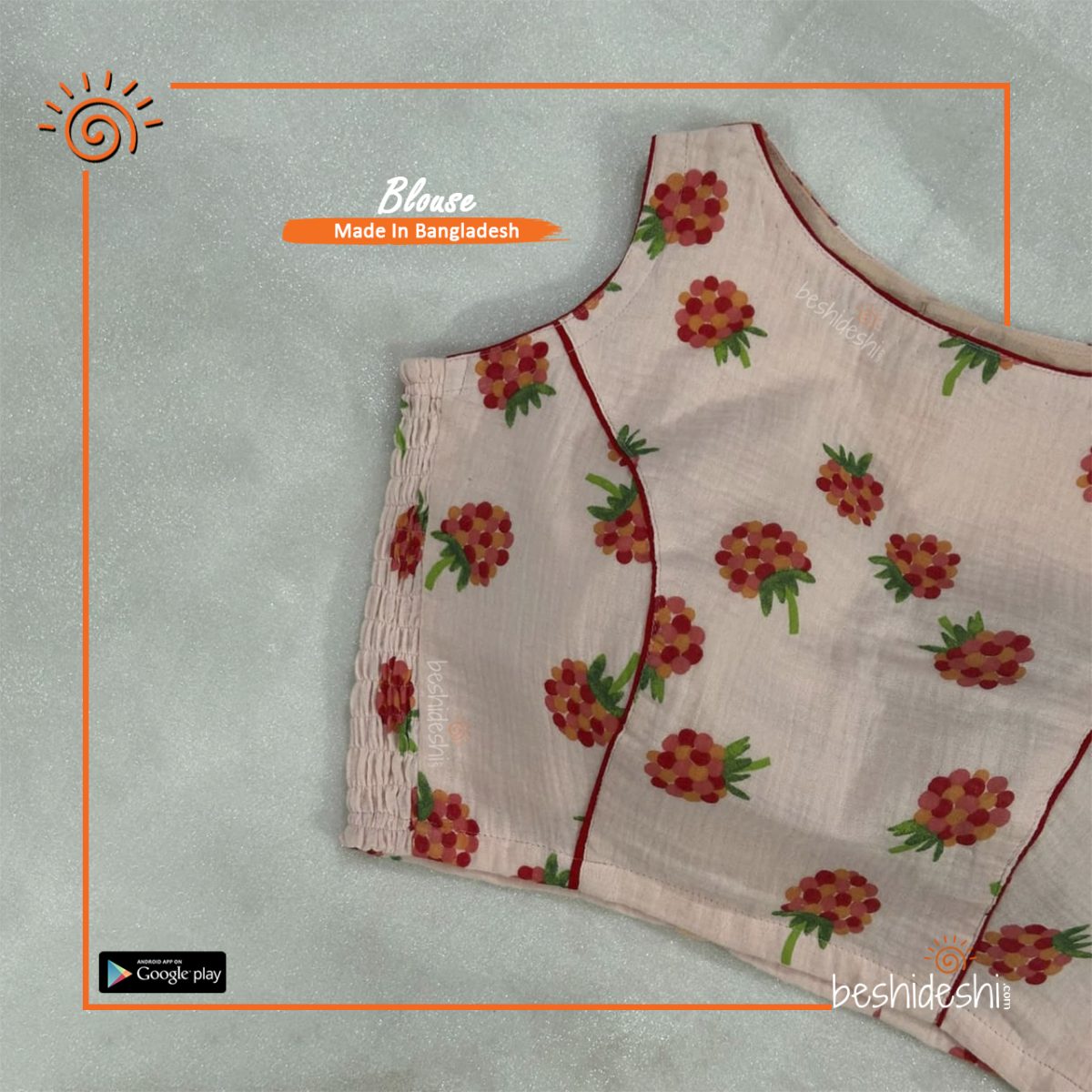 Printed Sleeveless Stitched Blouse (S to XL)