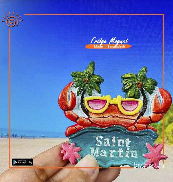 Saint Martin Fridge Magnet