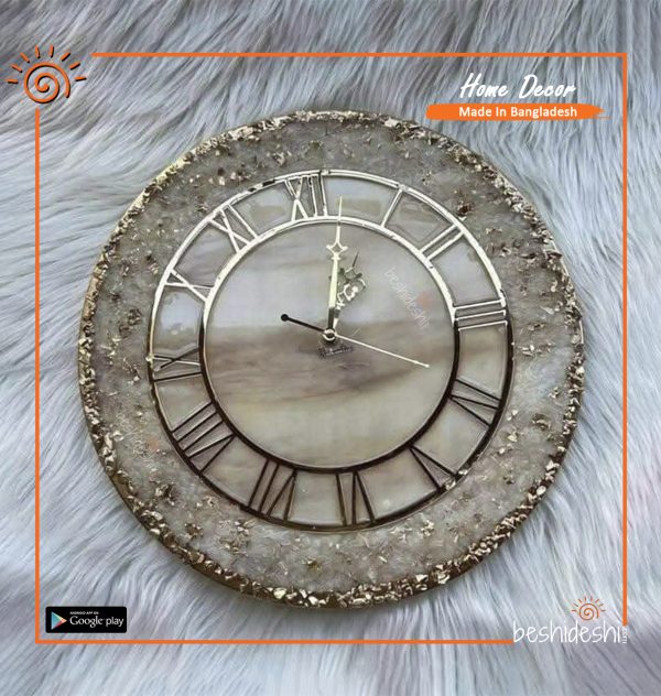Handmade Resin Wall Clock