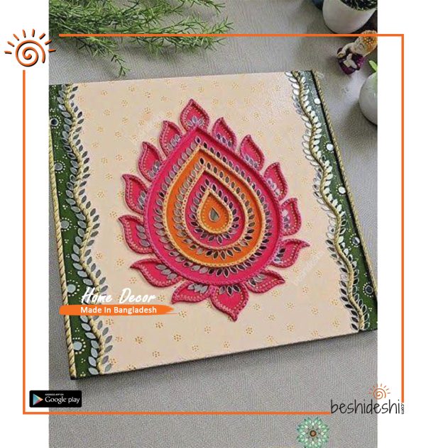 Lippan Art Mirror Work Wall Hanging