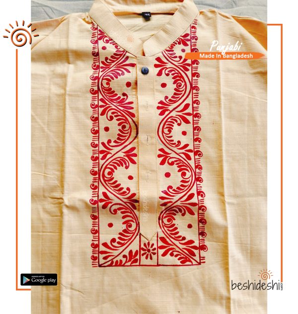 Hand Painted Men's Panjabi