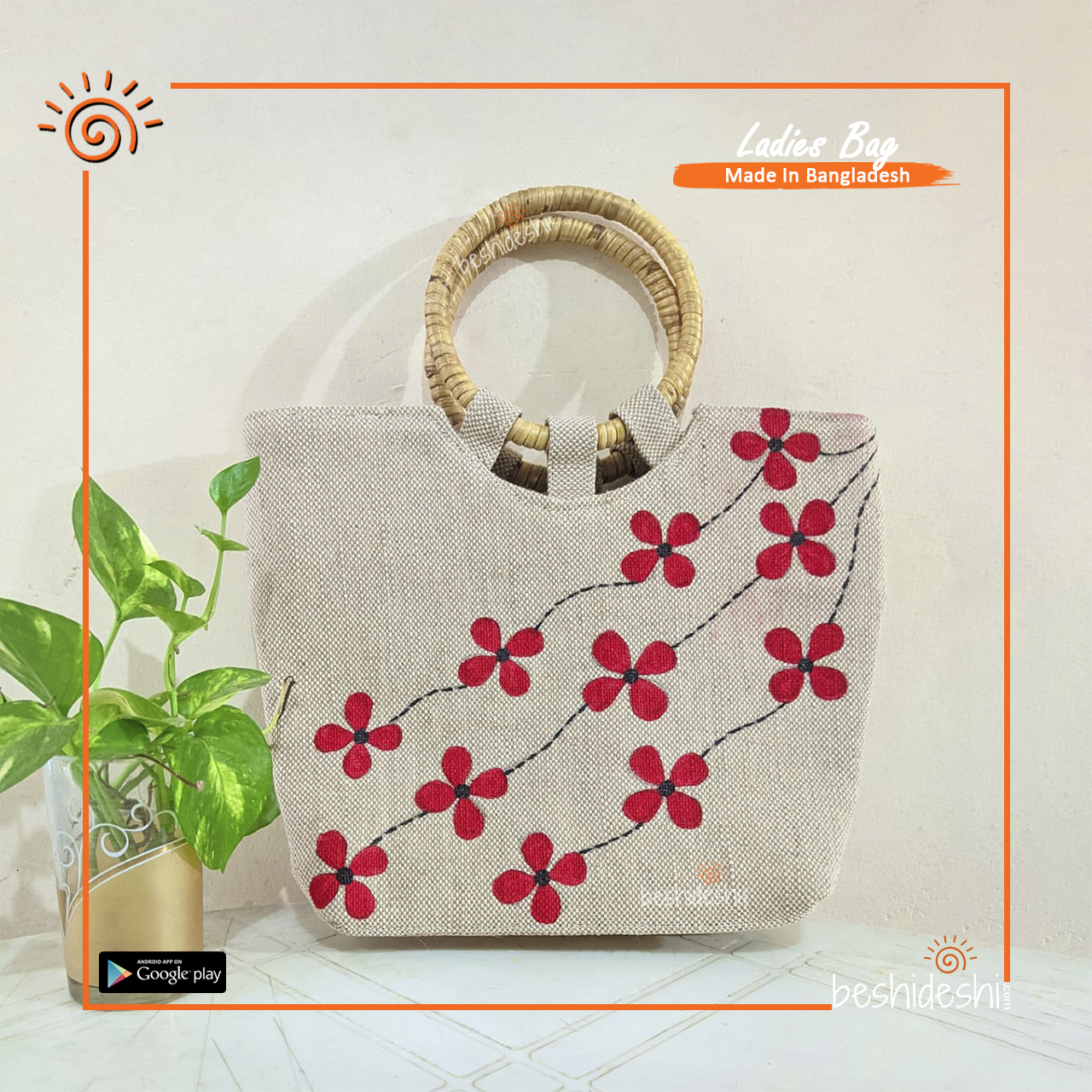 01 Hand Painted Hand Bag