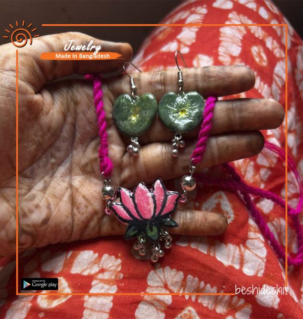 Handmade Clay Jewelry Set