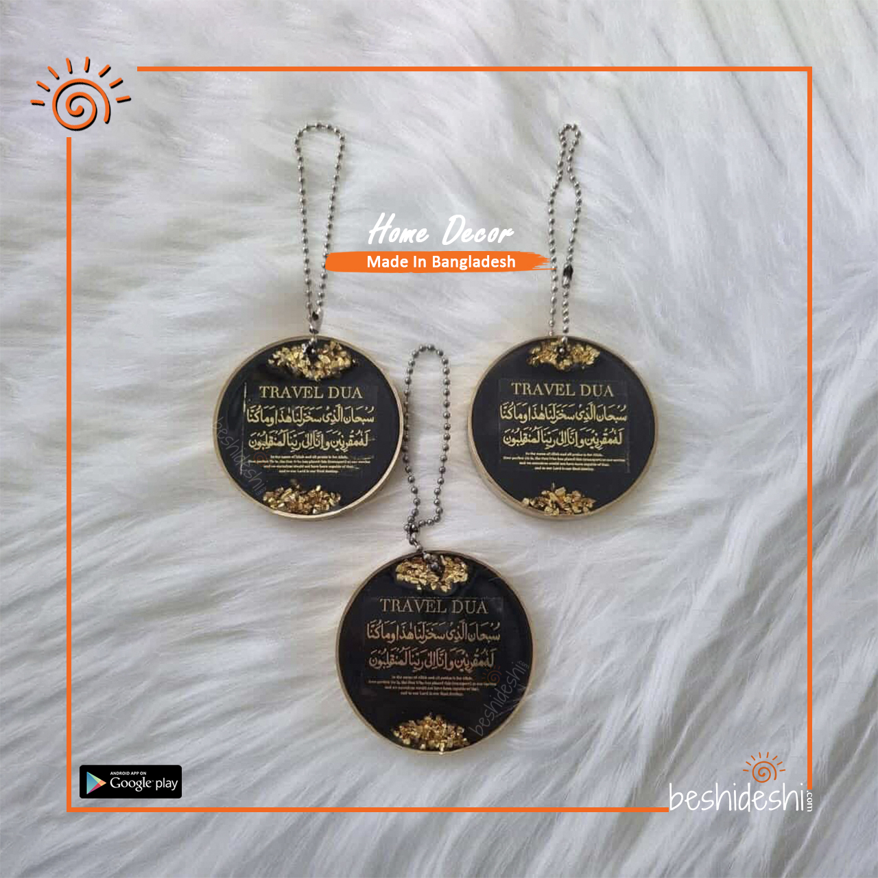 02 Handmade Resin Car Hanging