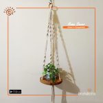 Macramé Hanging Planter Shelf