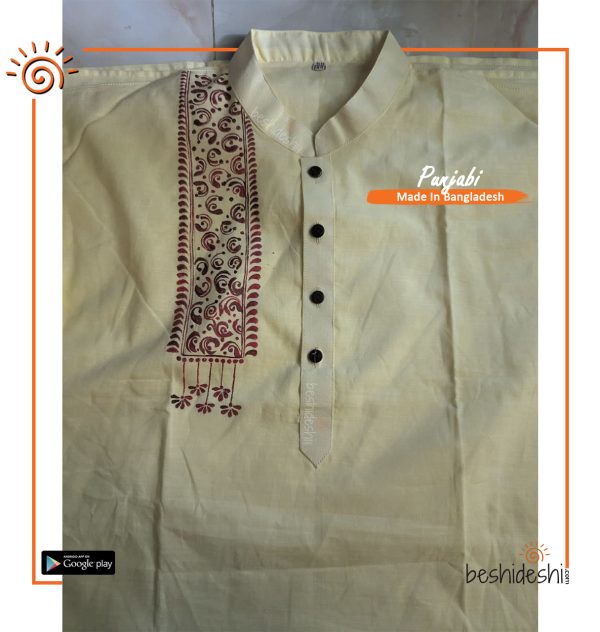 Hand Painted Men's Panjabi