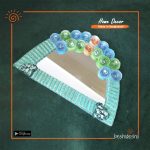 Hand Crafted Half Moon Mirror