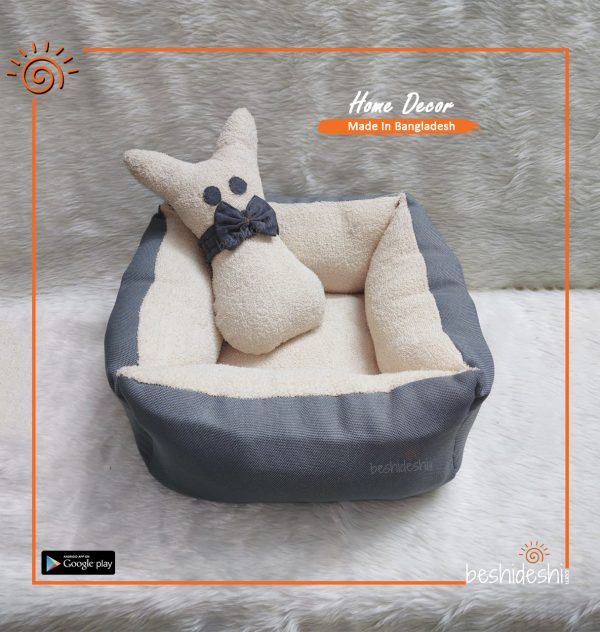 Pet Bed With Pillow