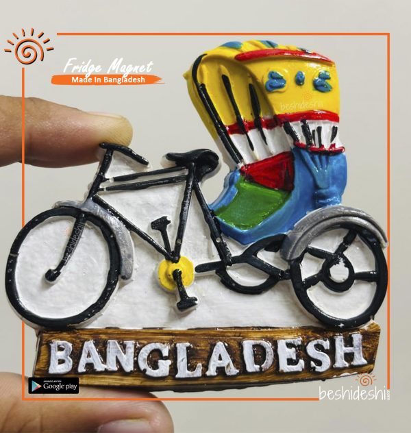 Rickshaw Fridge Magnet