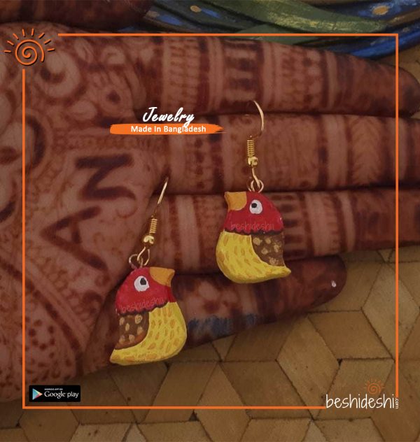 Handmade Clay Earring