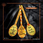 Hand Painted Wooden Spud