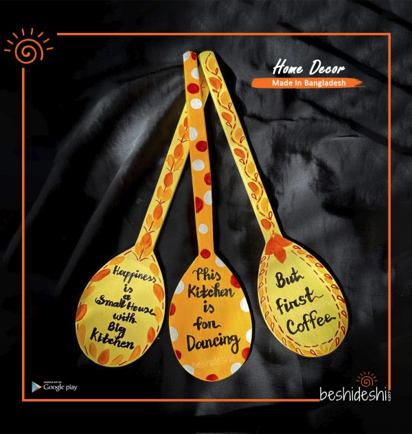 Hand Painted Wooden Spud