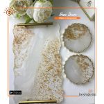 Handmade Resin Tray & Coaster Set