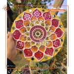 Lippan Art Mirror Work Wall Hanging