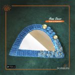 Hand Crafted Half Moon Mirror