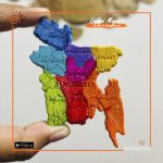 Division Map Fridge Magnet