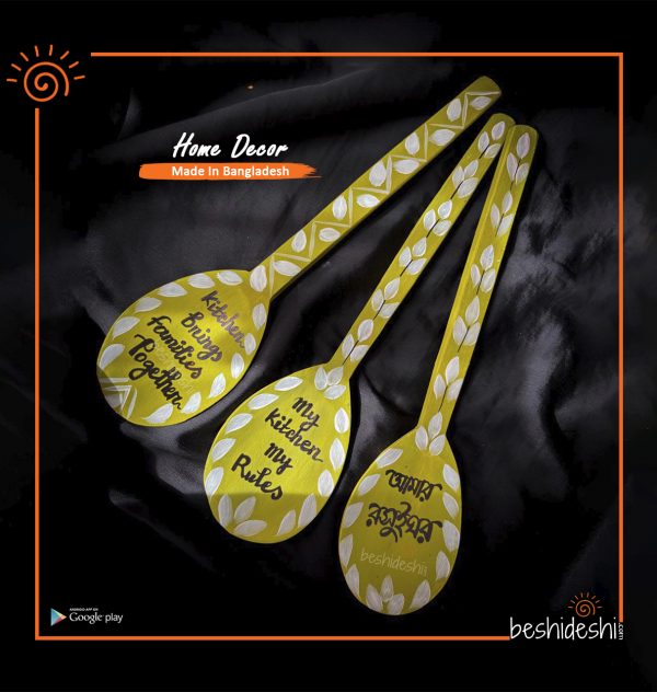 Hand Painted Wooden Spud