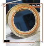 Hand Crafted Round Mirror