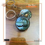 Hand Painted Epoxy Key Ring