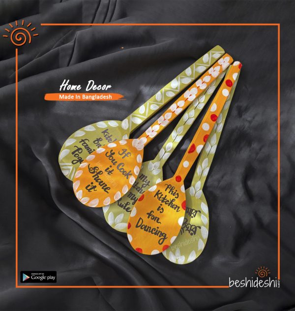 Hand Painted Wooden Spud