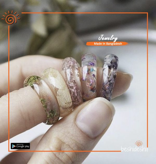 Handmade Resin Finger Ring