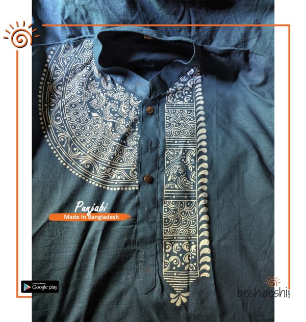 Hand Painted Men's Panjabi