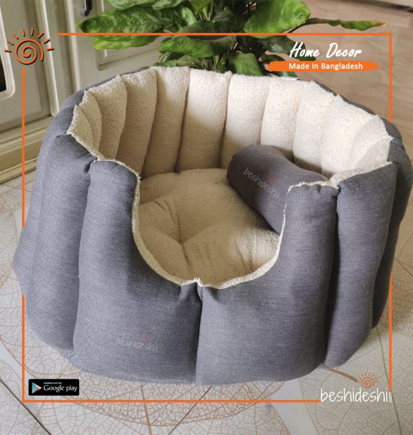 Pet Bed With Pillow