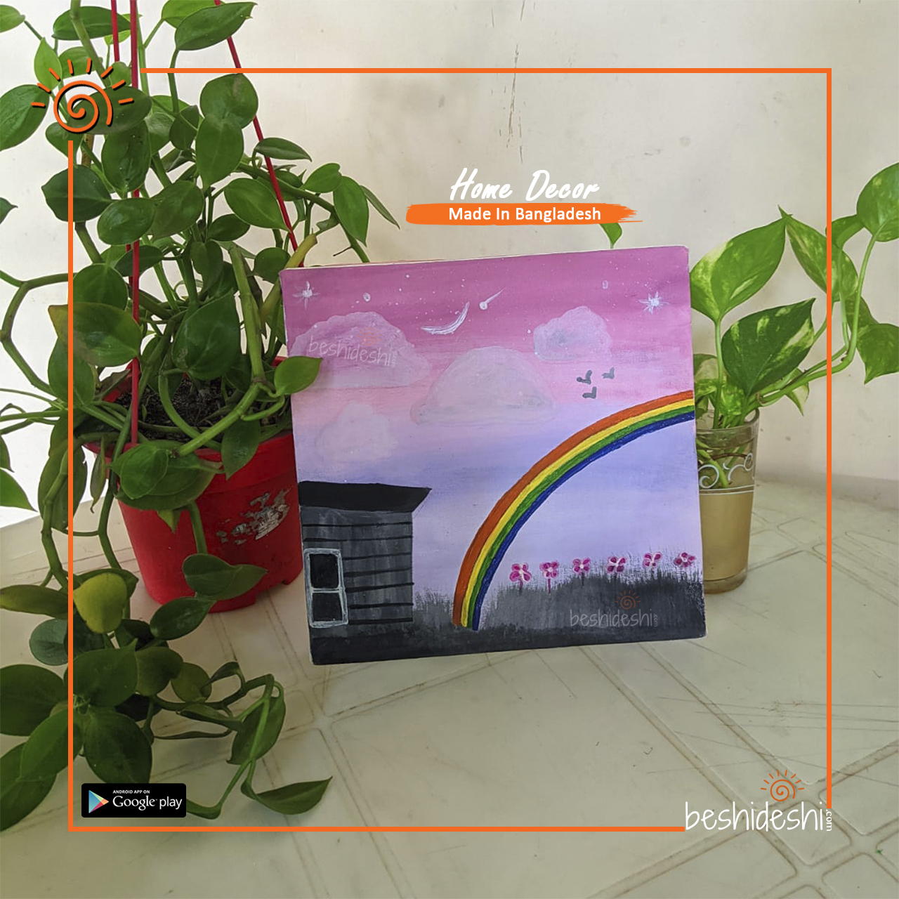 05 Hand Painted Mini Canvas