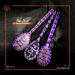 Hand Painted Wooden Spud