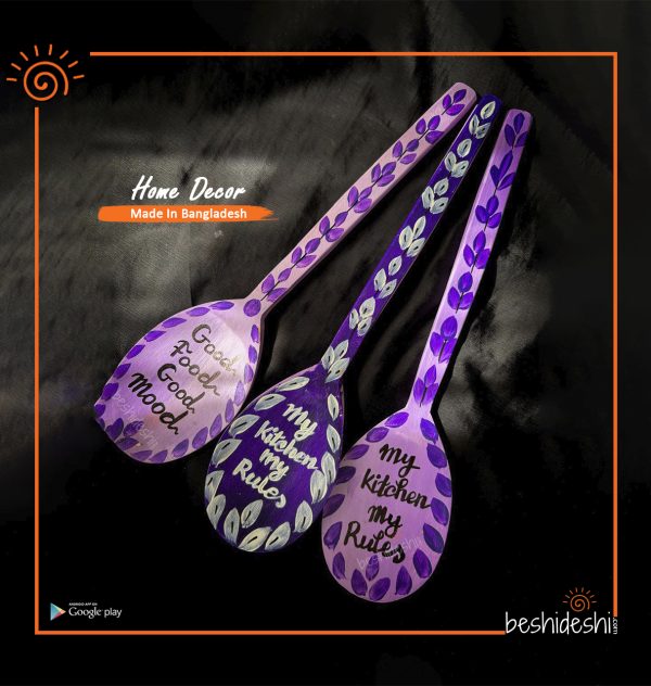 Hand Painted Wooden Spud