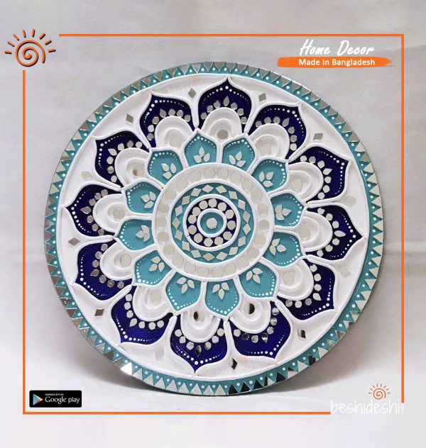 Lippan Art Mirror Work Wall Hanging