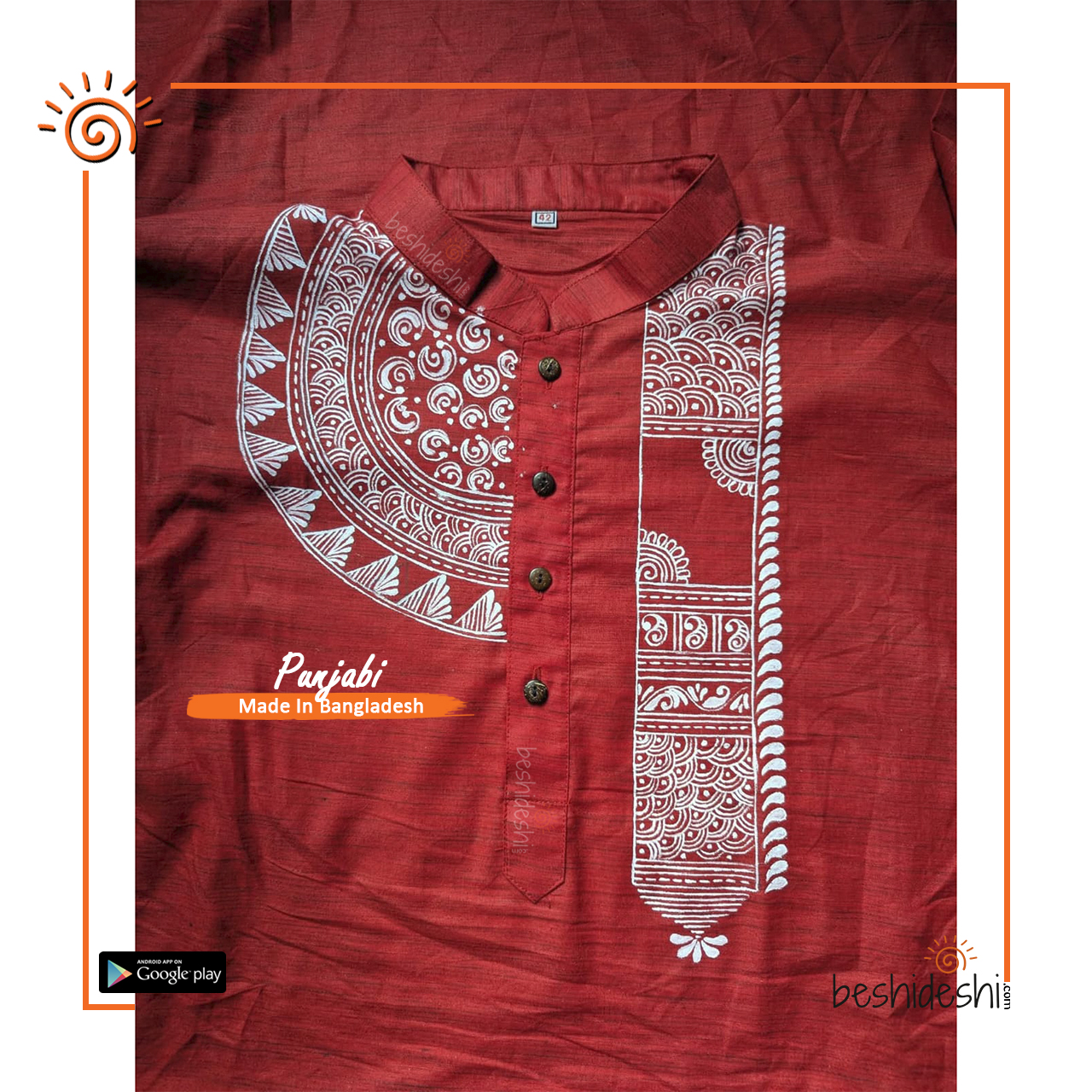 05 Hand Painted Men's Panjabi