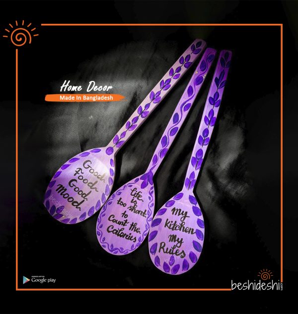 Hand Painted Wooden Spud