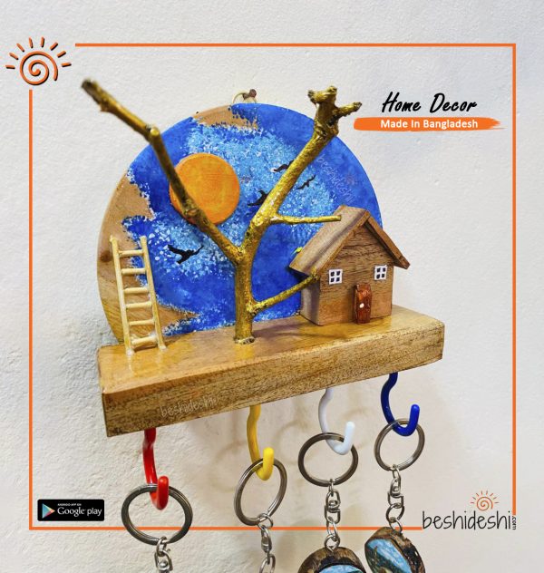 Sunny Day Key Ring Holder