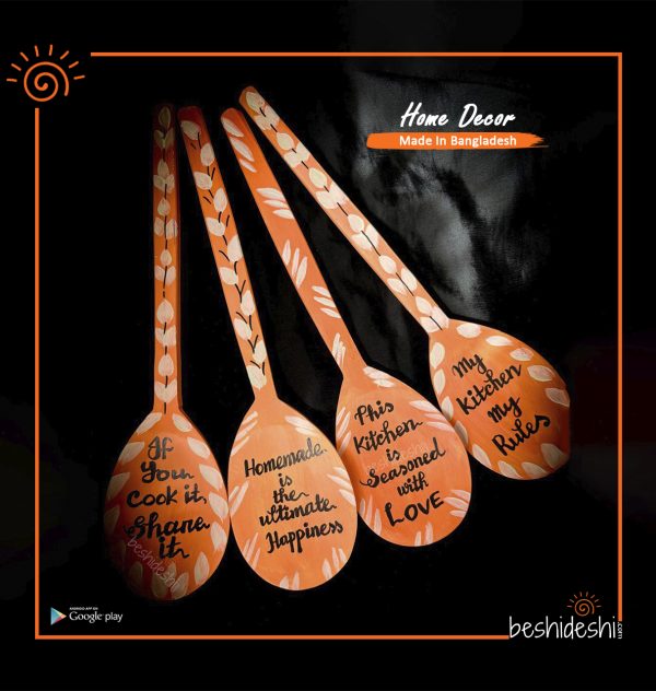 Hand Painted Wooden Spud