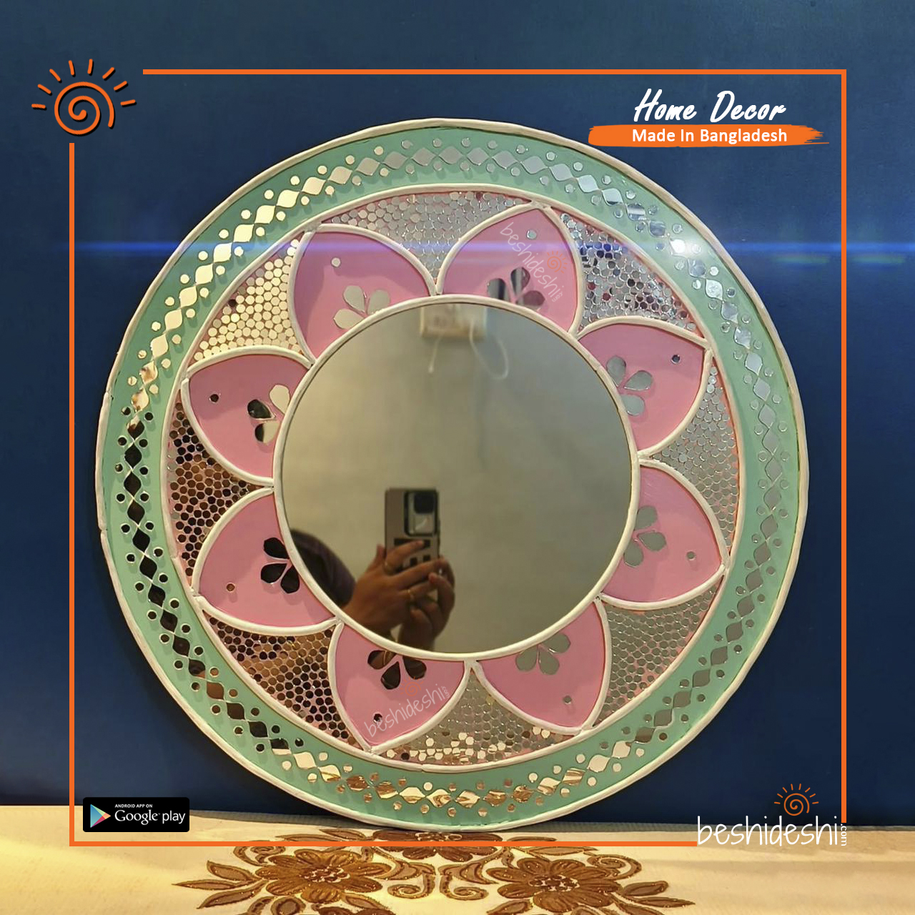 08 Lippan Art Mirror Wall Hanging