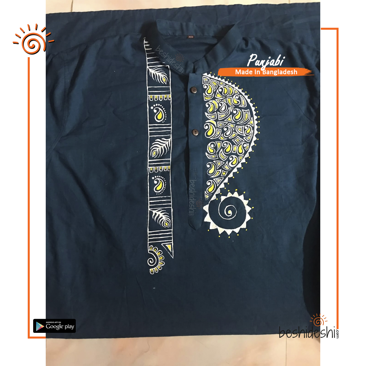 08 Hand Painted Men's Panjabi