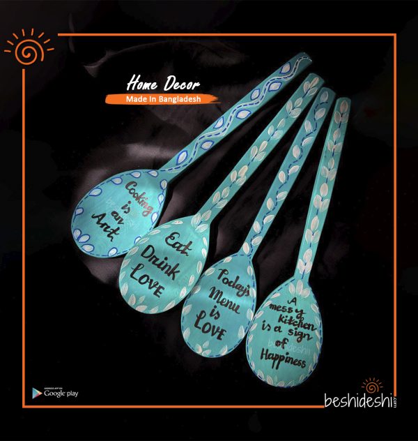 Hand Painted Wooden Spud