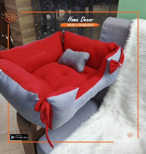 Pet Bed With Pillow