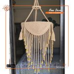 Macramé Hanging Lampshade