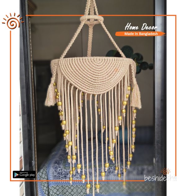 Macramé Hanging Lampshade