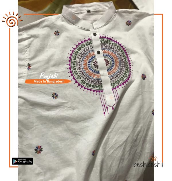 Hand Painted Men's Panjabi