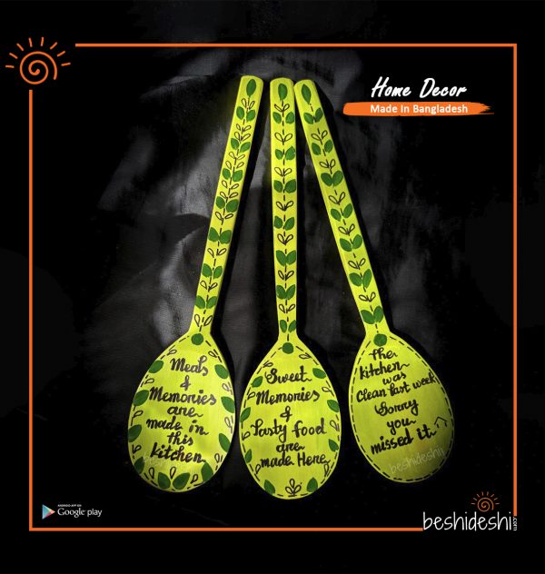 Hand Painted Wooden Spud