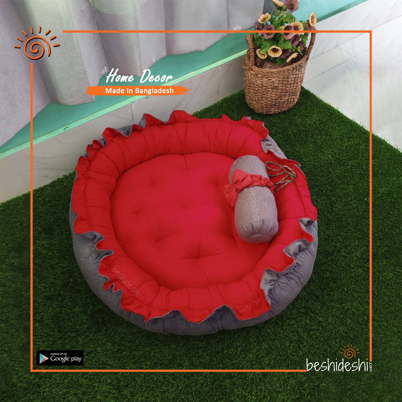09 Pet Bed With Pillow