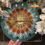 Lippan Art Mirror Work Wall Hanging