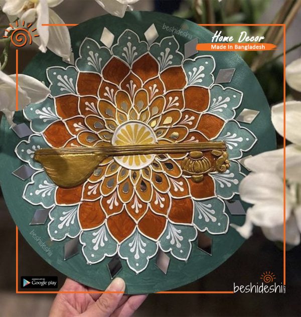 Lippan Art Mirror Work Wall Hanging